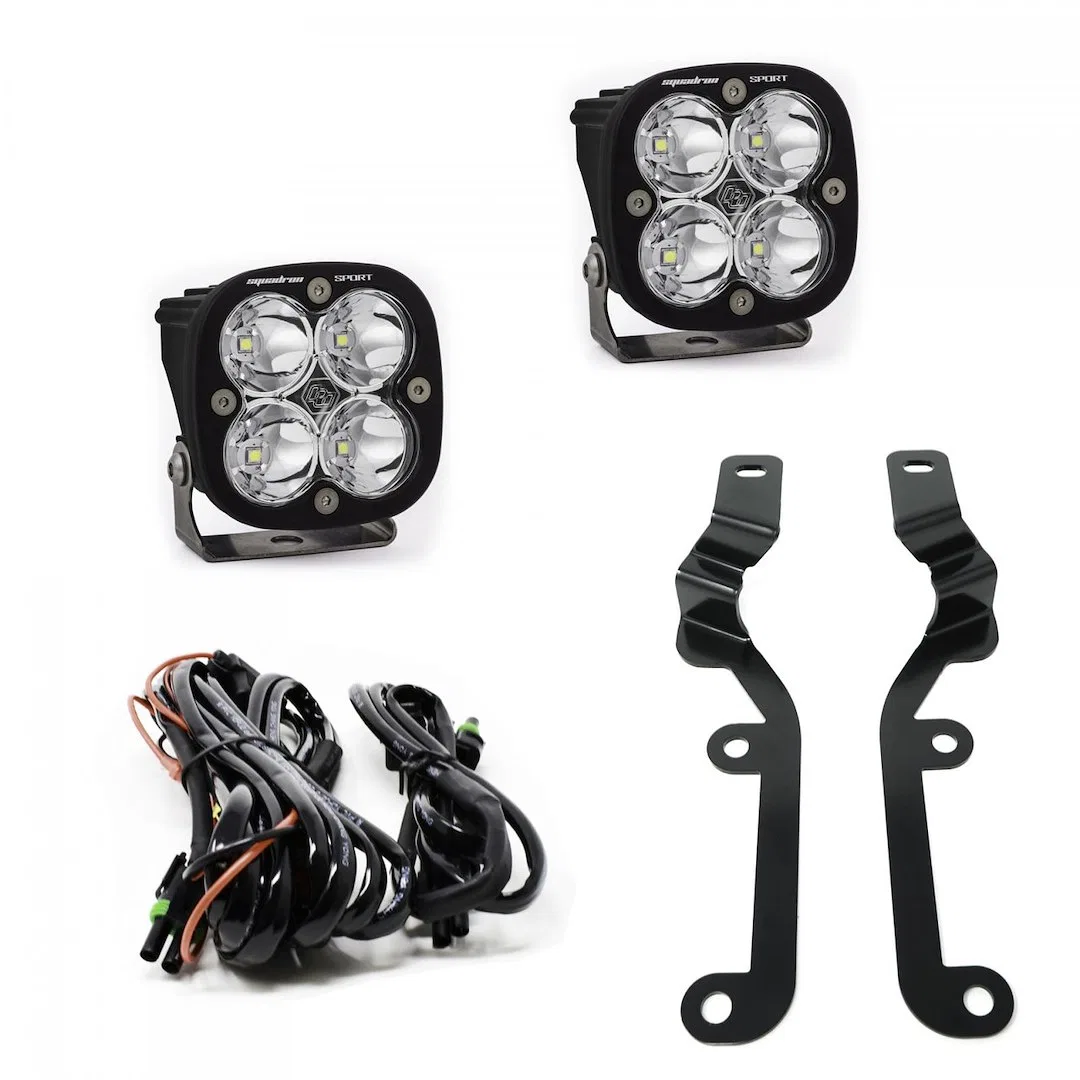 447524 – BAJA DESIGN Driving/ Fog Light, LED Bulb 4 Cree LED 3 Inch Square 26 Watt Bulbs Amp Draw 2 AMP Spot Beam 315...